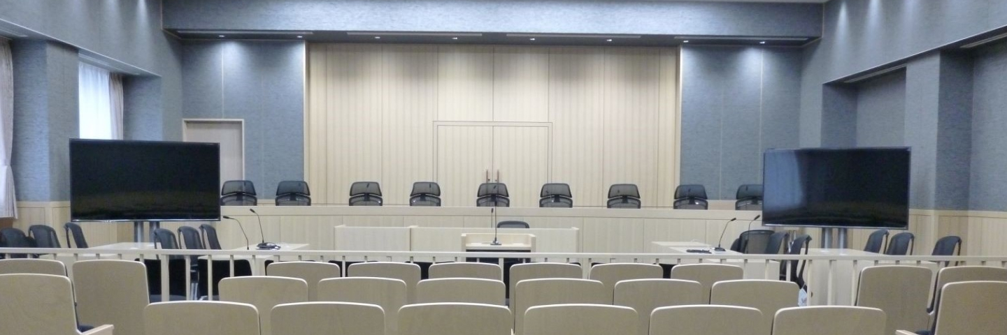 写真：大合議法廷